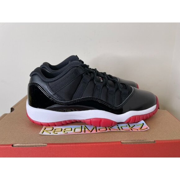 Jordan 11 XI Retro Low Bred 2025 GS Youth FV5121 006 - Picture 2 of 7